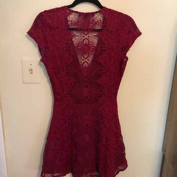 For Love and Lemons Sienna Lace A-Line Mini Dress - Picture 7 of 7